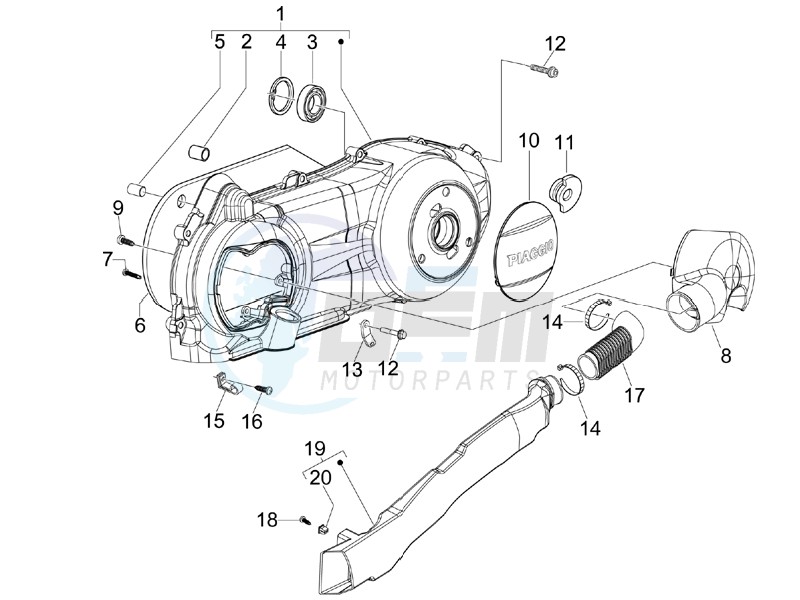 Crankcase cover - Crankcase cooling image