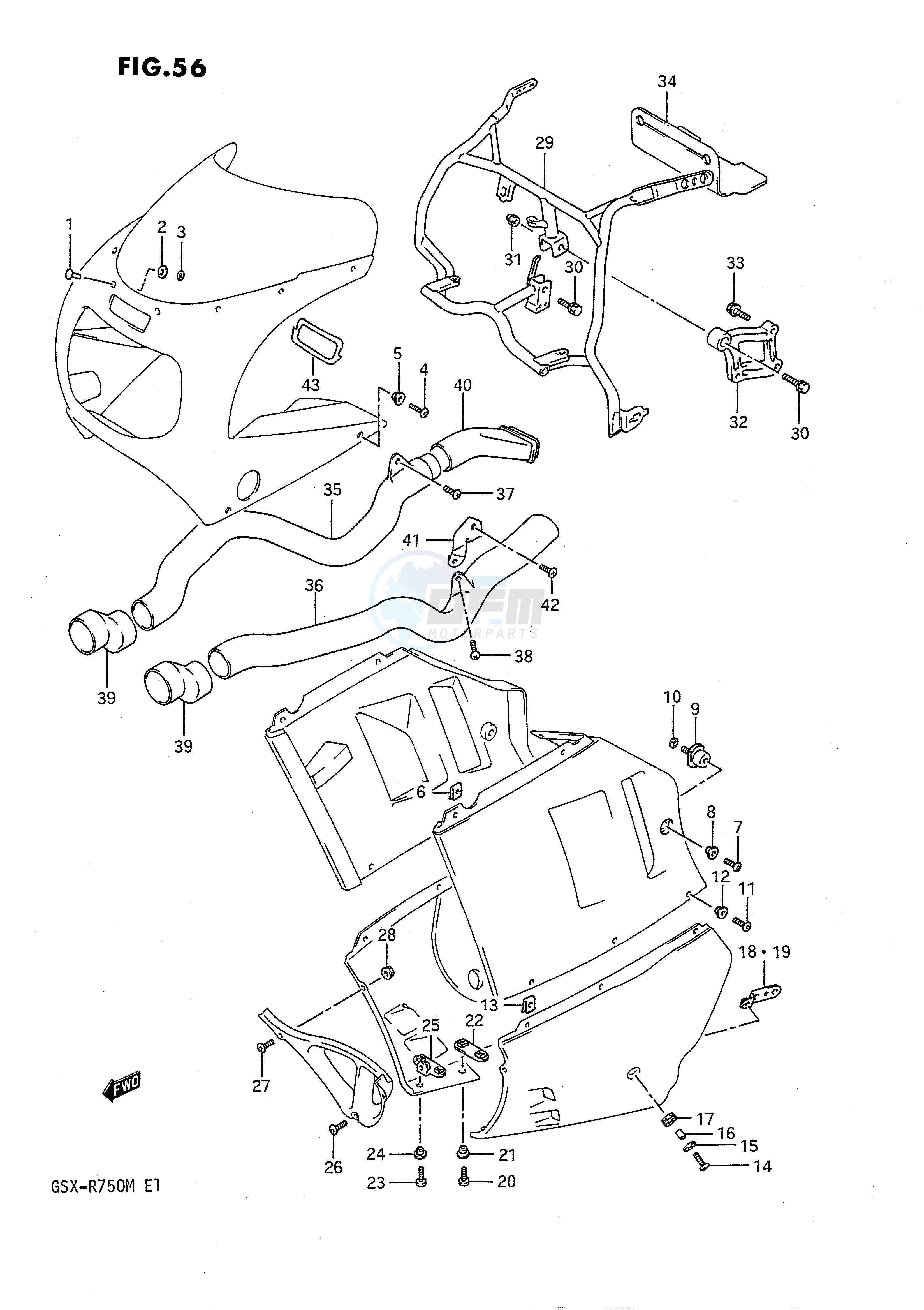 COWLING FITTING SET image