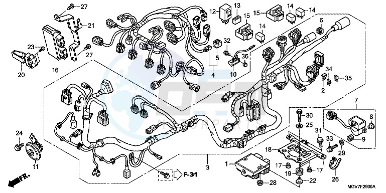 WIRE HARNESS blueprint