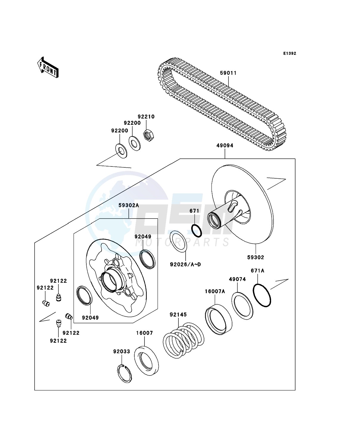 Driven Converter/Drive Belt image