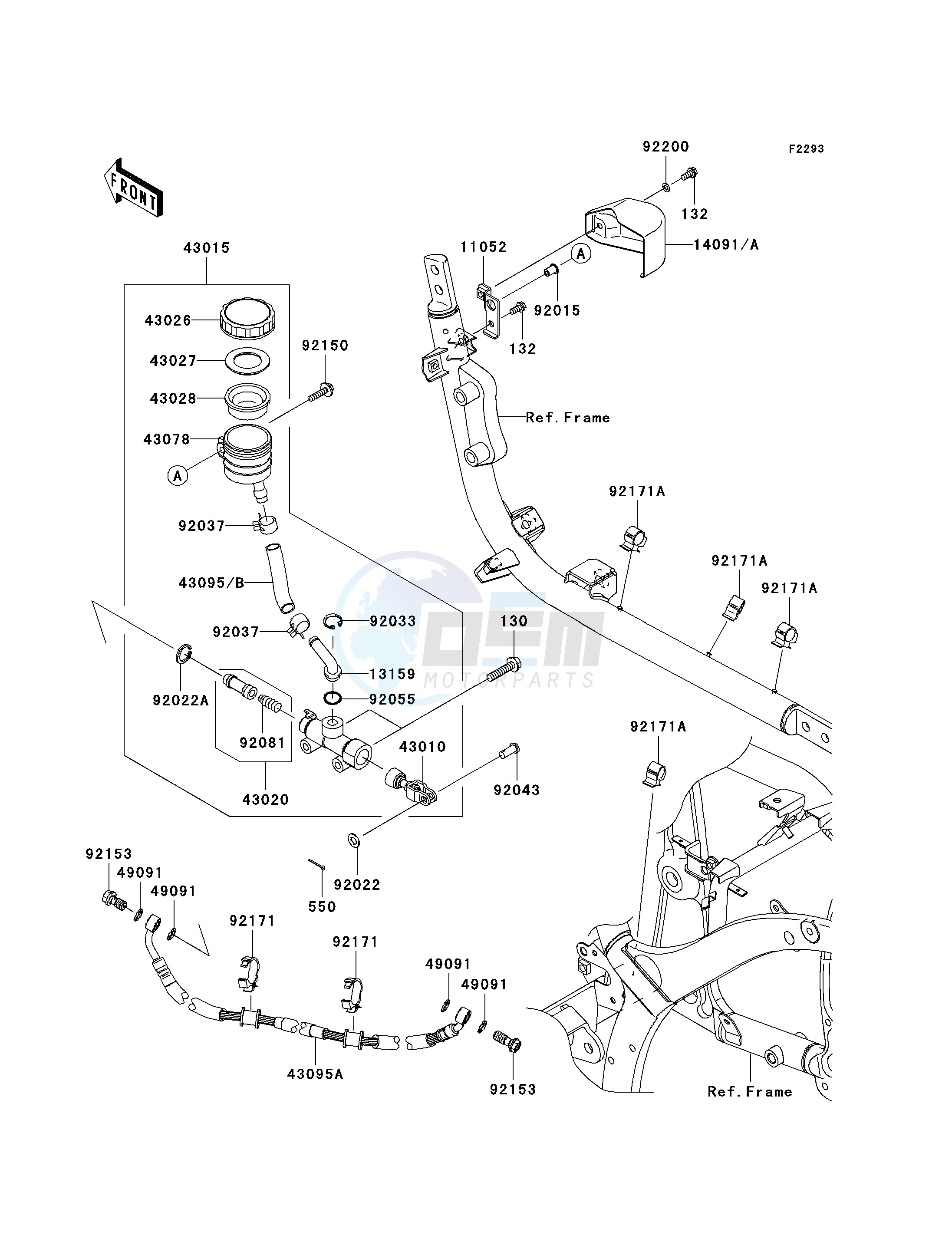 REAR MASTER CYLINDER image