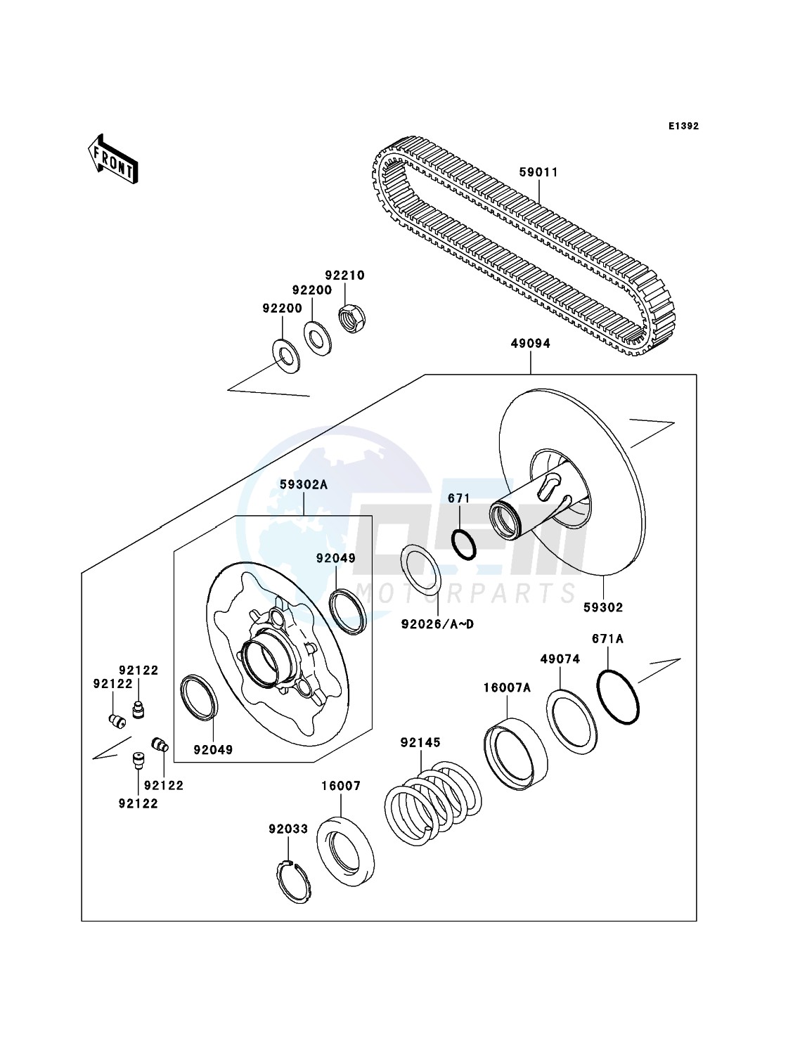 Driven Converter/Drive Belt image