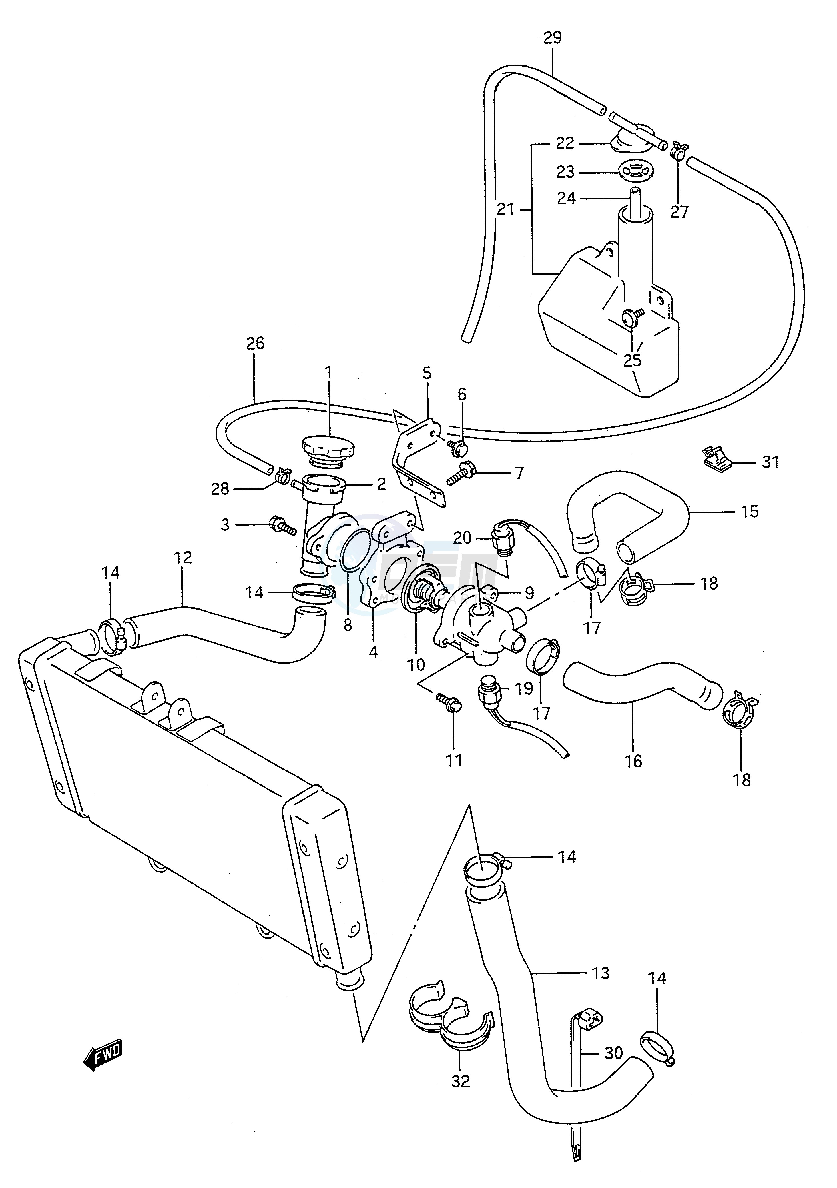 RADIATOR HOSE image