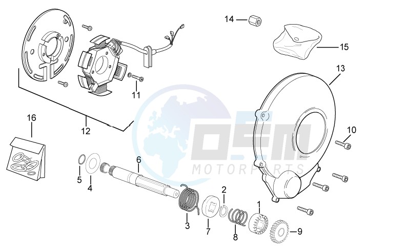 Starting shaft image