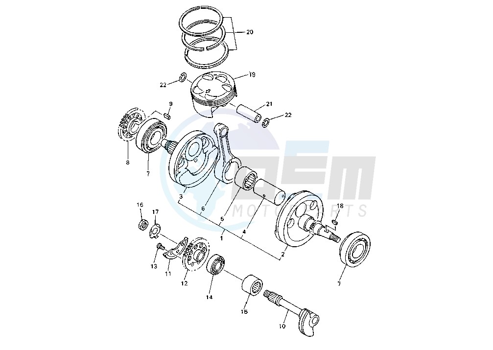 CRANKSHAFT PISTON image