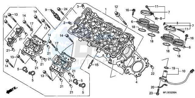 CYLINDER HEAD blueprint