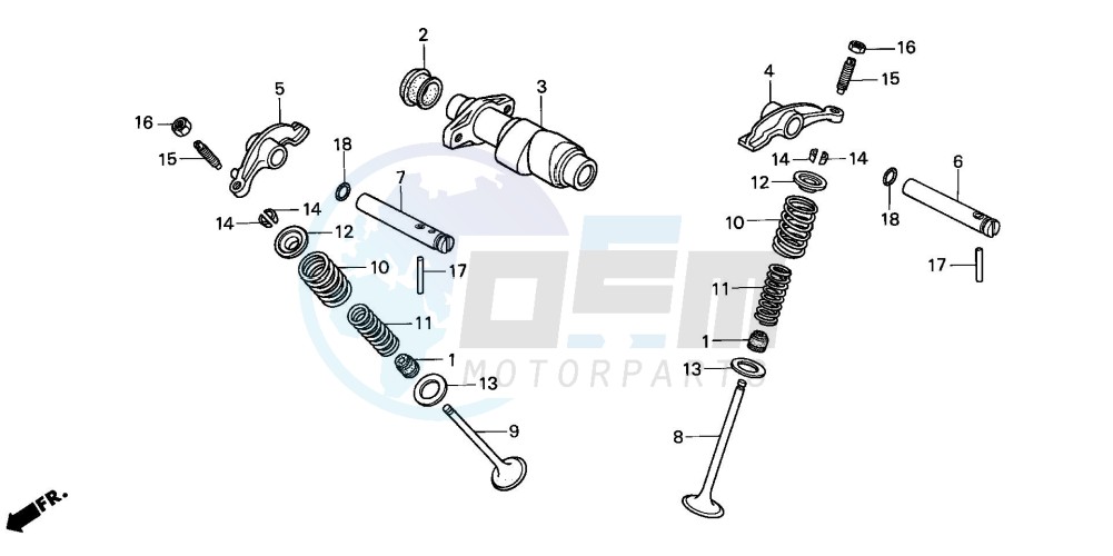 CAMSHAFT/VALVE blueprint