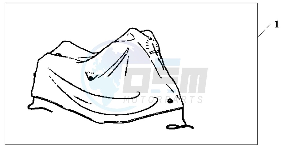 BODY COVER XL HONDA LOGO blueprint