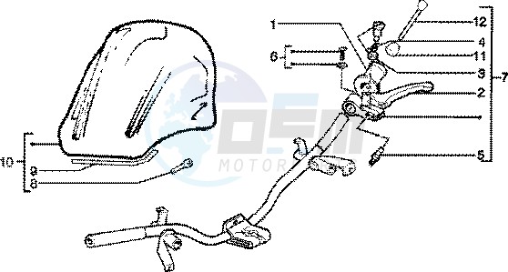 Handlebars component parts-fairing image