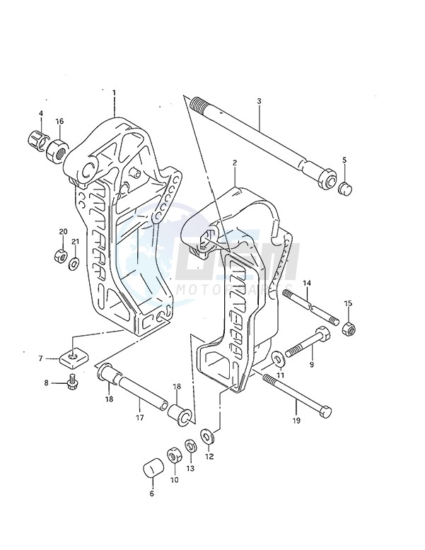 Clamp Bracket (DT40C) blueprint