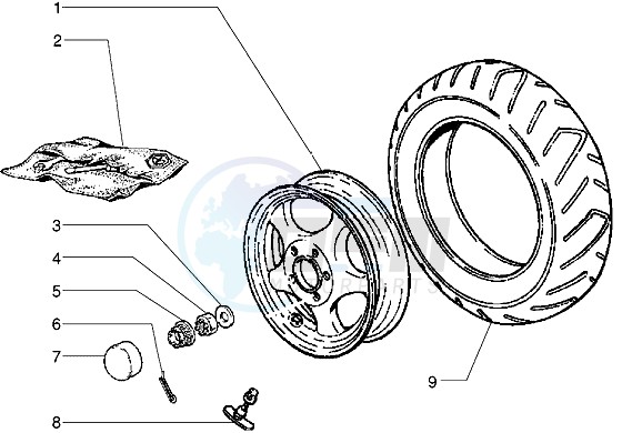 Rear Wheel blueprint