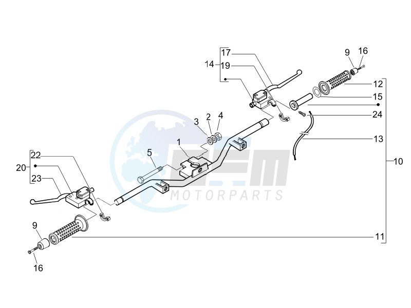 Handlebars - Master cilinder image