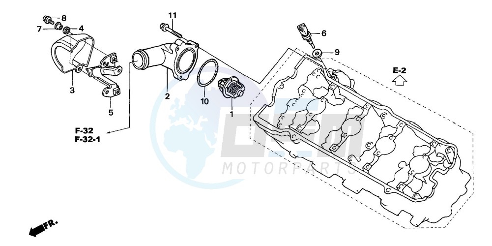 THERMOSTAT (CBF600S6/SA6/N6/NA6) image