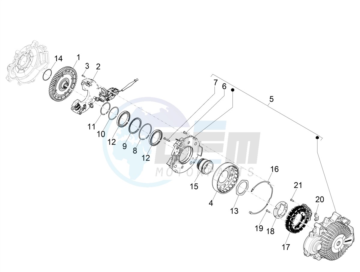 Flywheel magneto image