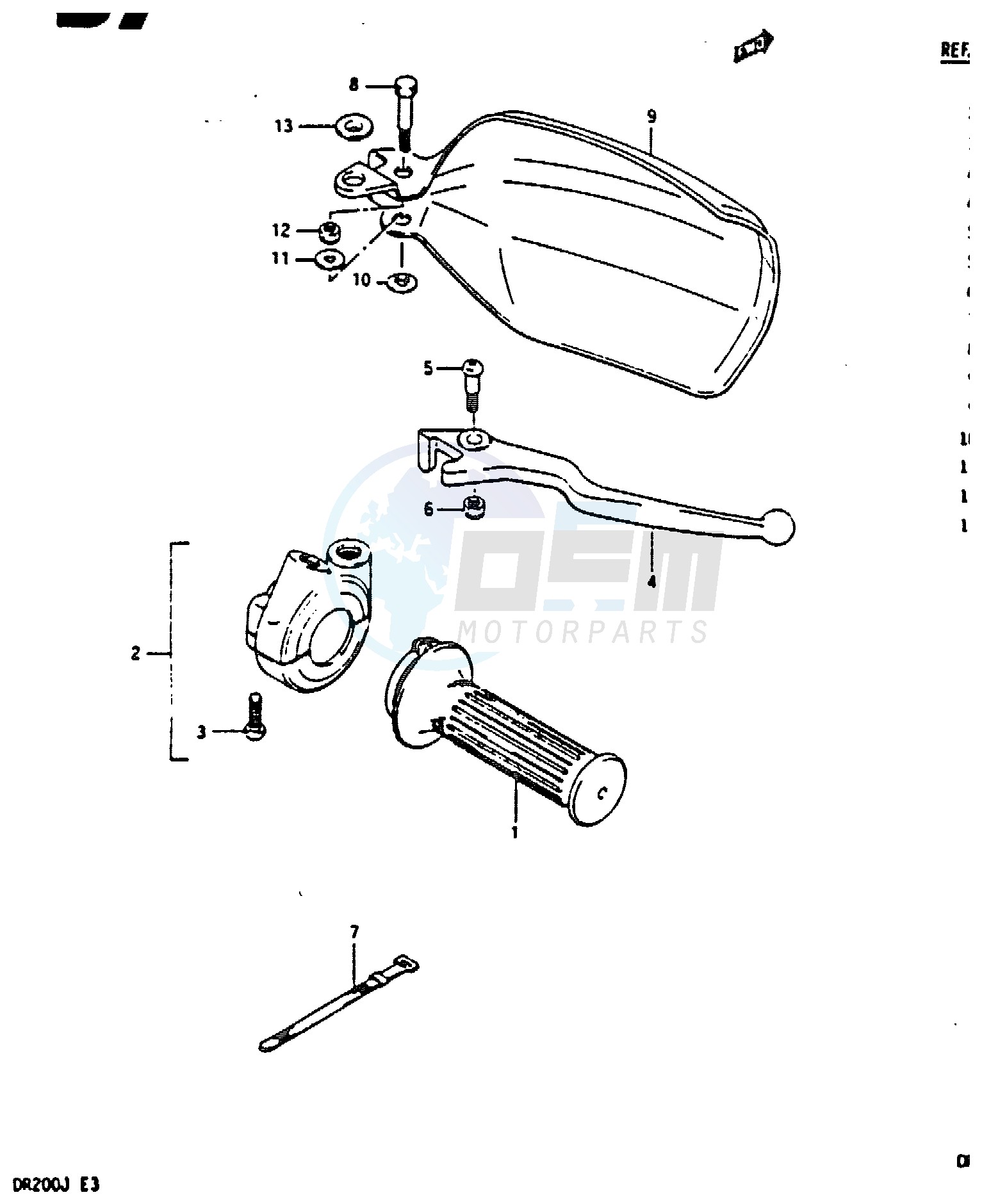 RIGHT HANDLE SWITCH image