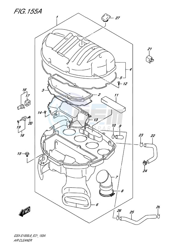 AIR CLEANER blueprint