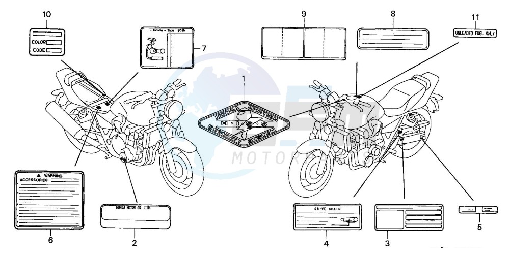 CAUTION LABEL (CB1300/A/F /F1) image