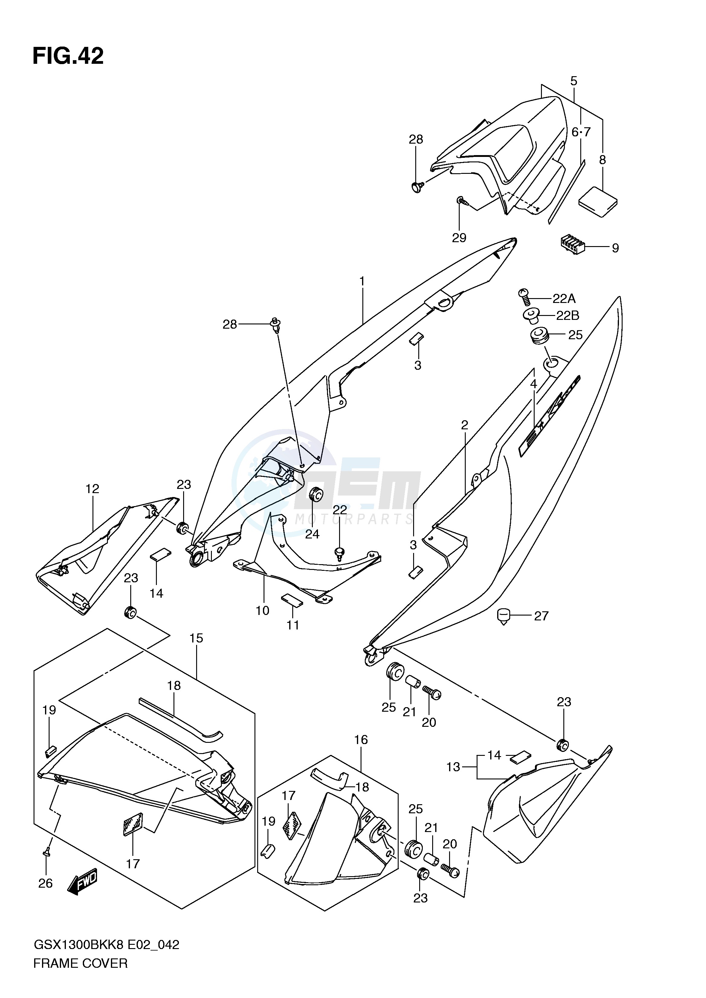 FRAME COVER (MODEL K8 K9) image