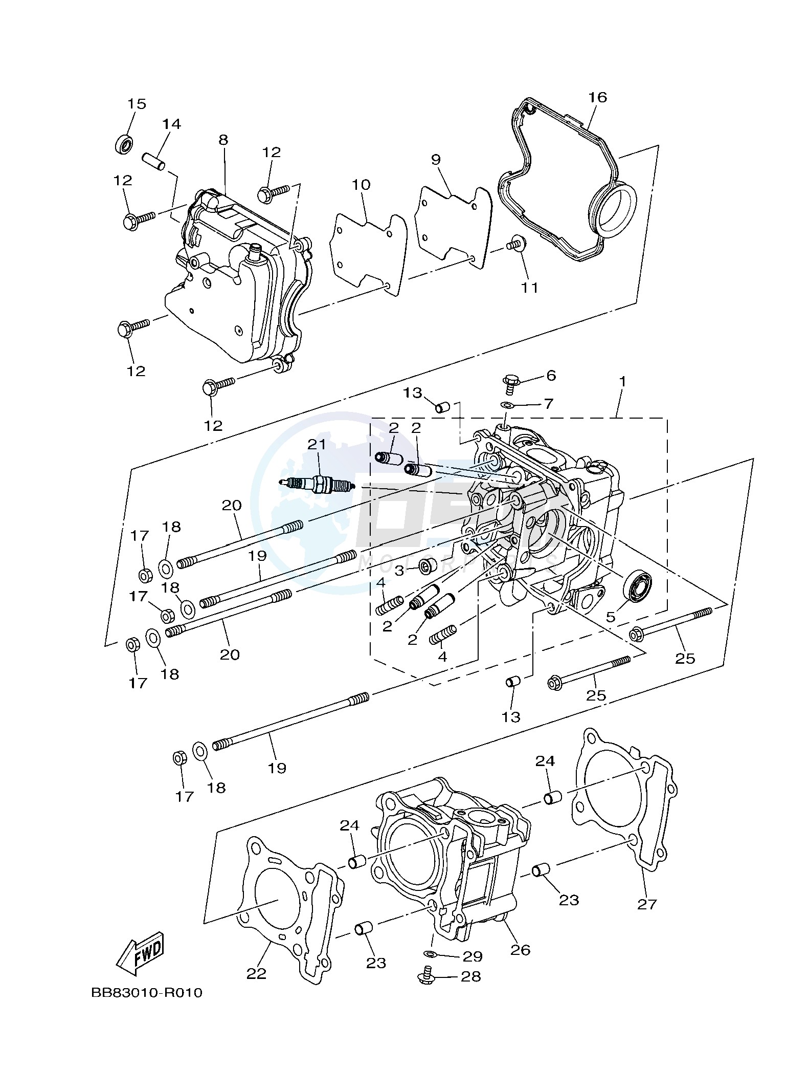 CYLINDER HEAD blueprint