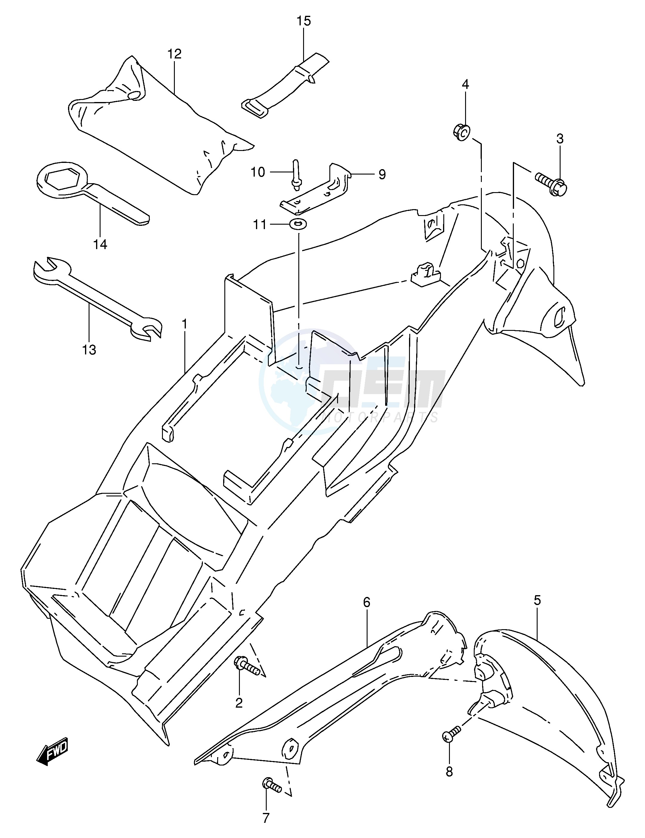 REAR FENDER (MODEL W X Y K1) image