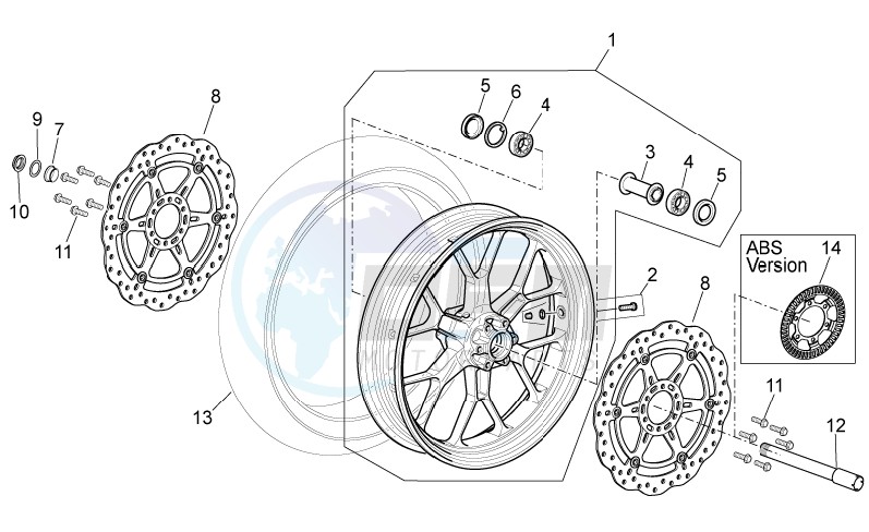 Front wheel image