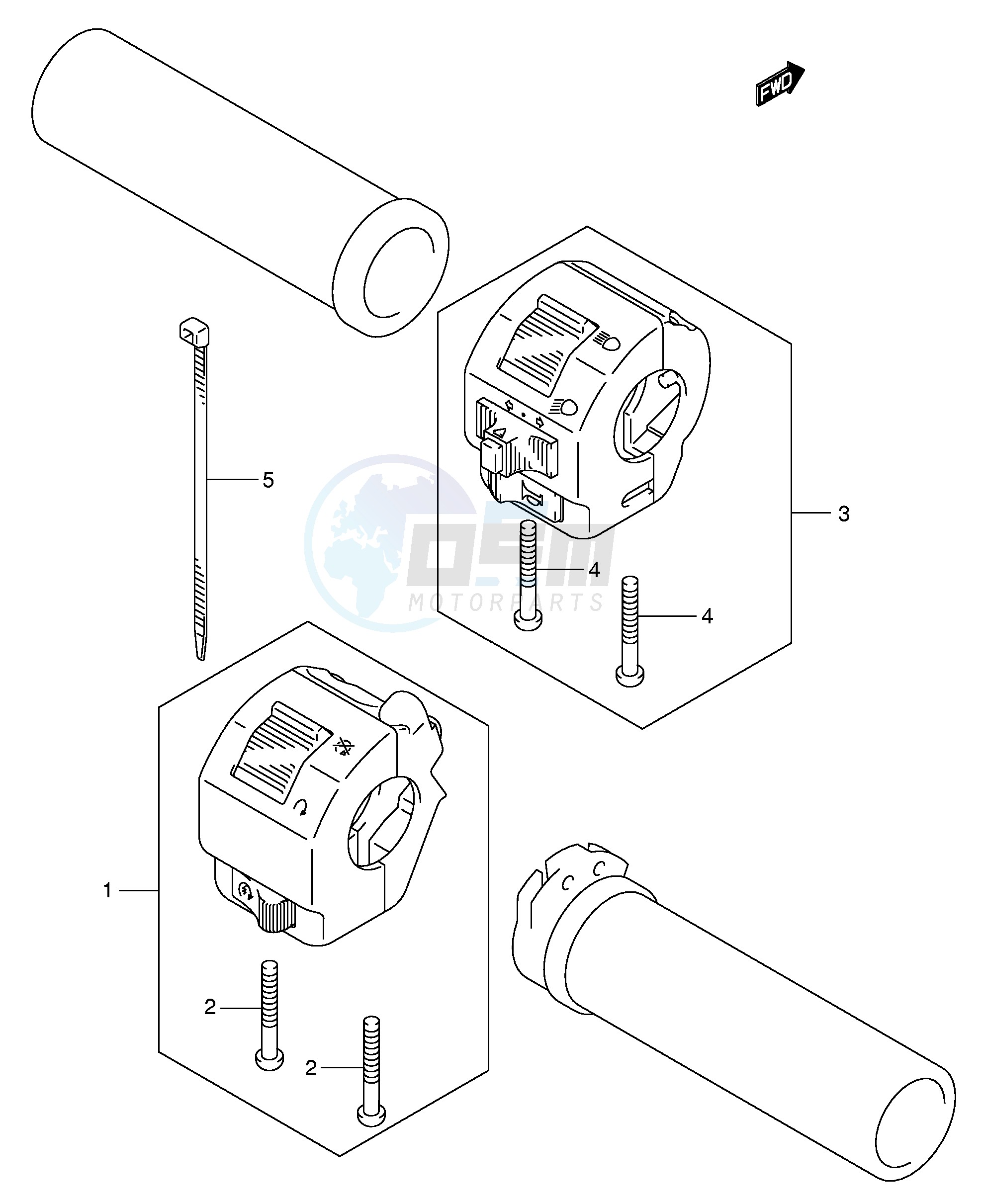 HANDLE SWITCH (MODEL K1 K2) image