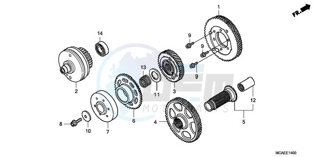 PRIMARY DRIVE GEAR image