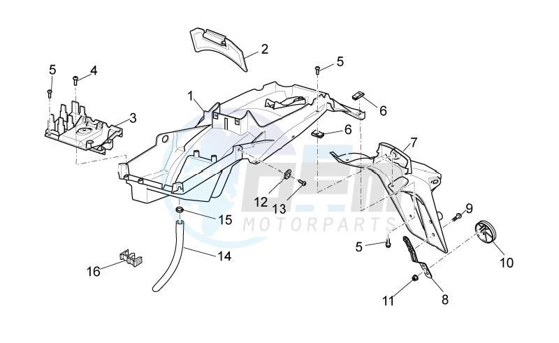 Rear body - Mudguard blueprint