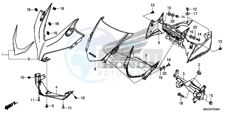 UPPER COWL image