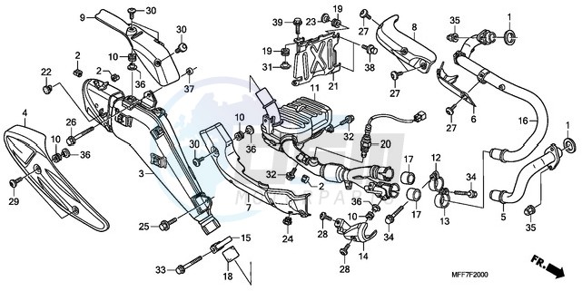 EXHAUST MUFFLER image