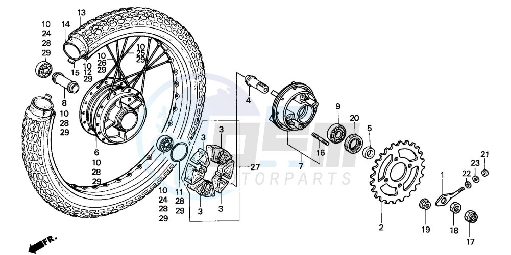 REAR WHEEL image