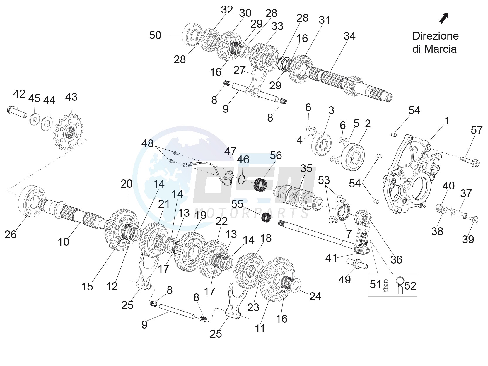 Gear box - Gear assembly blueprint