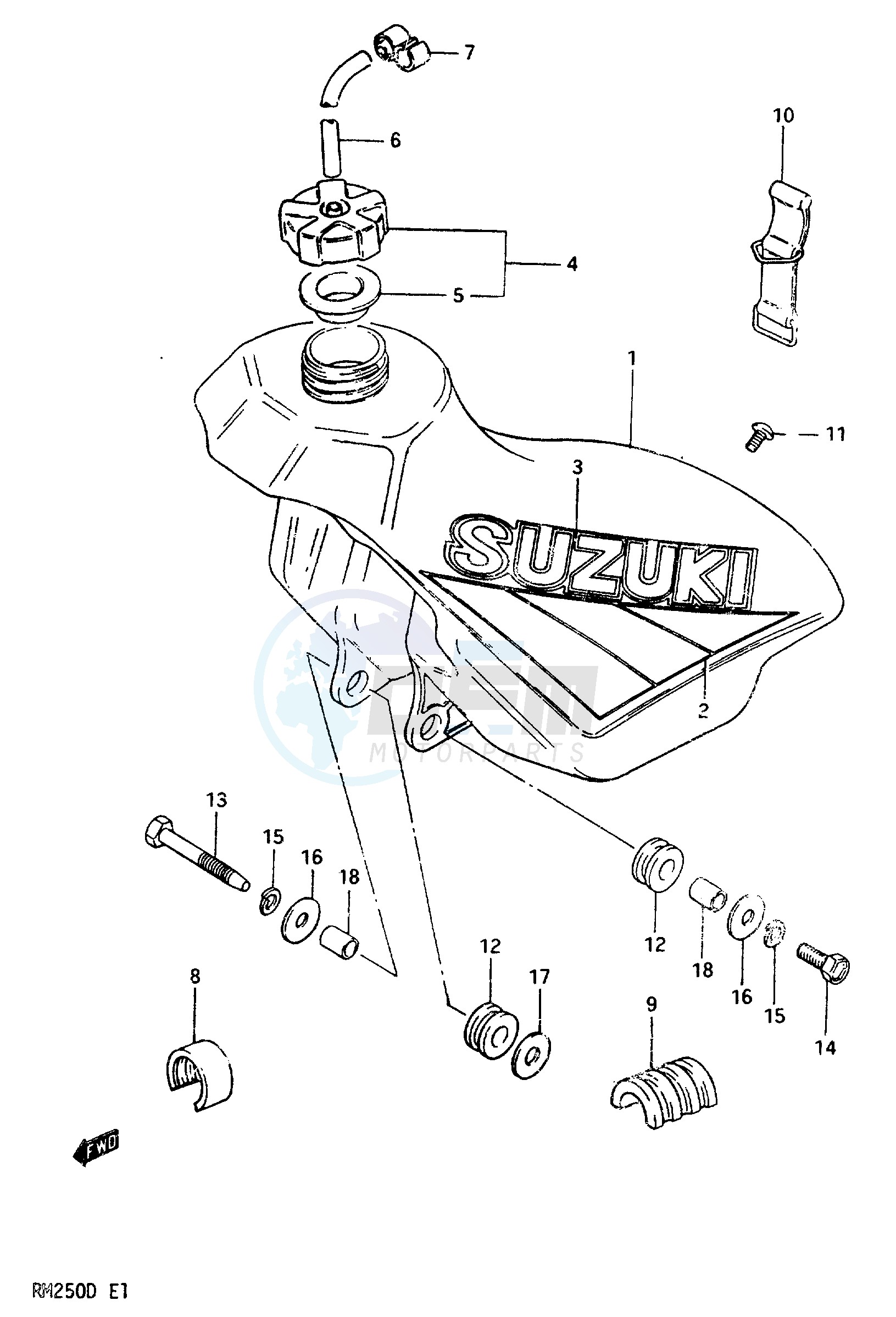 FUEL TANK MODEL D image