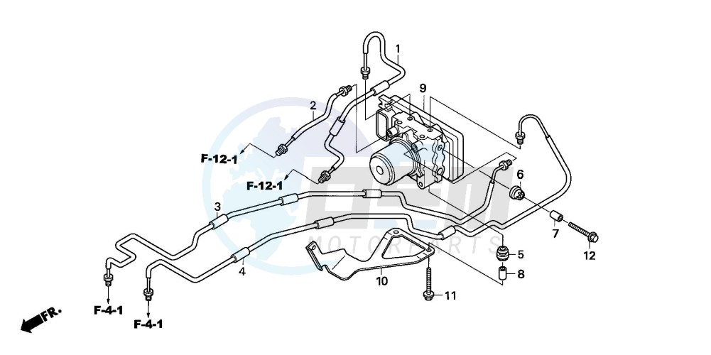 ABS MODULATOR (CBF600SA6/NA6) blueprint