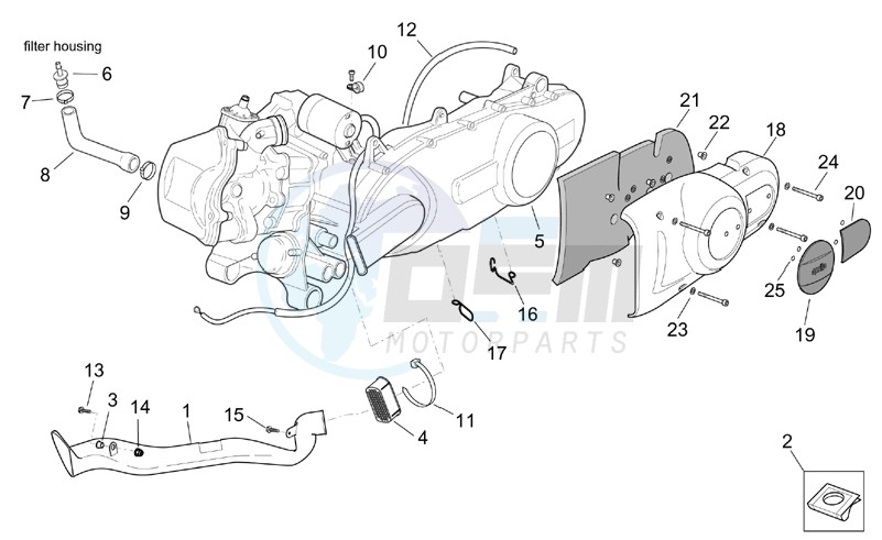 Engine assembly blueprint