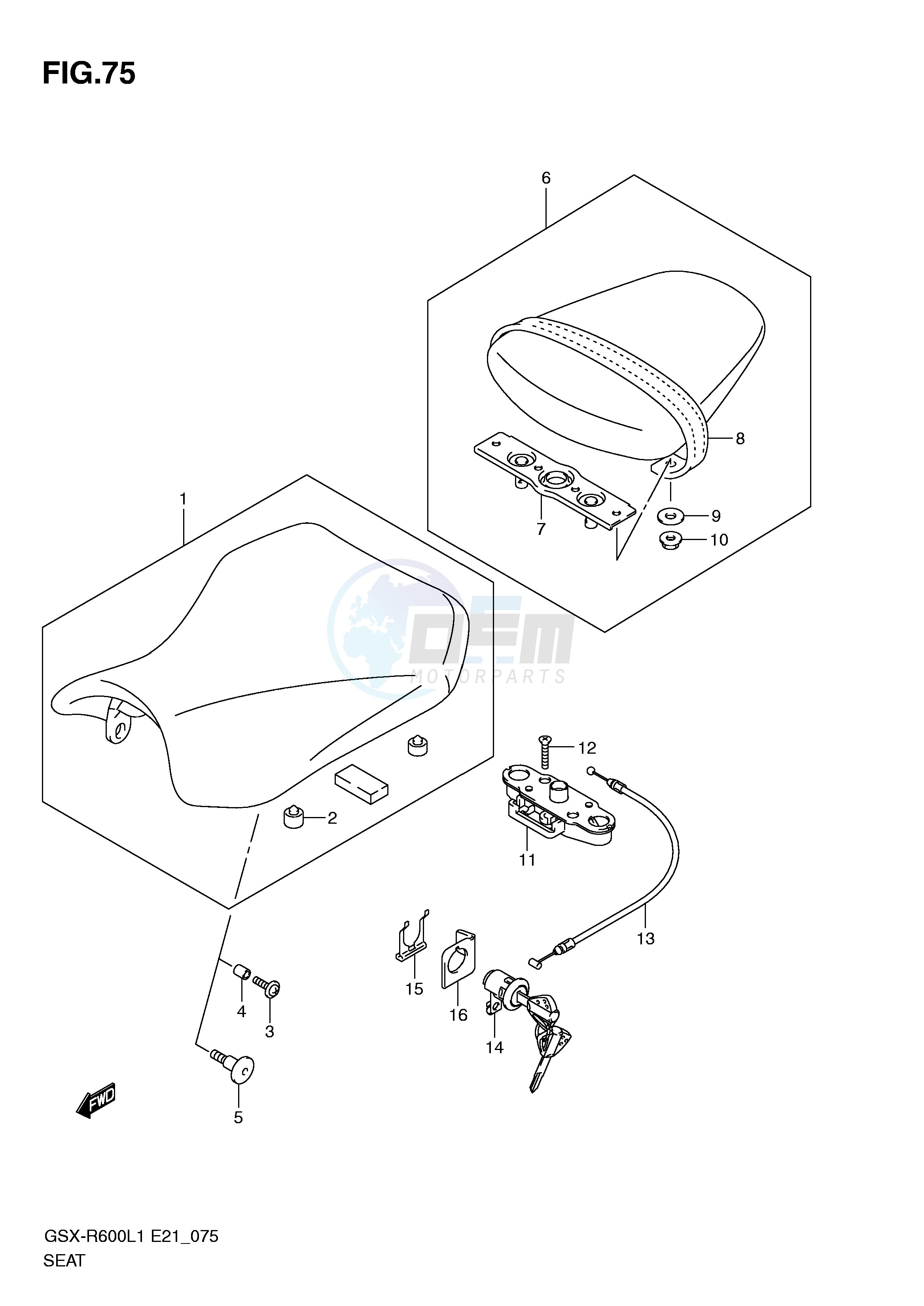 SEAT (GSX-R600L1 E21) blueprint