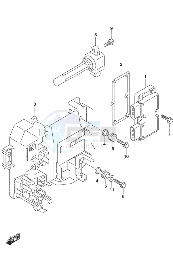 Rectifier/Ignition Coil blueprint