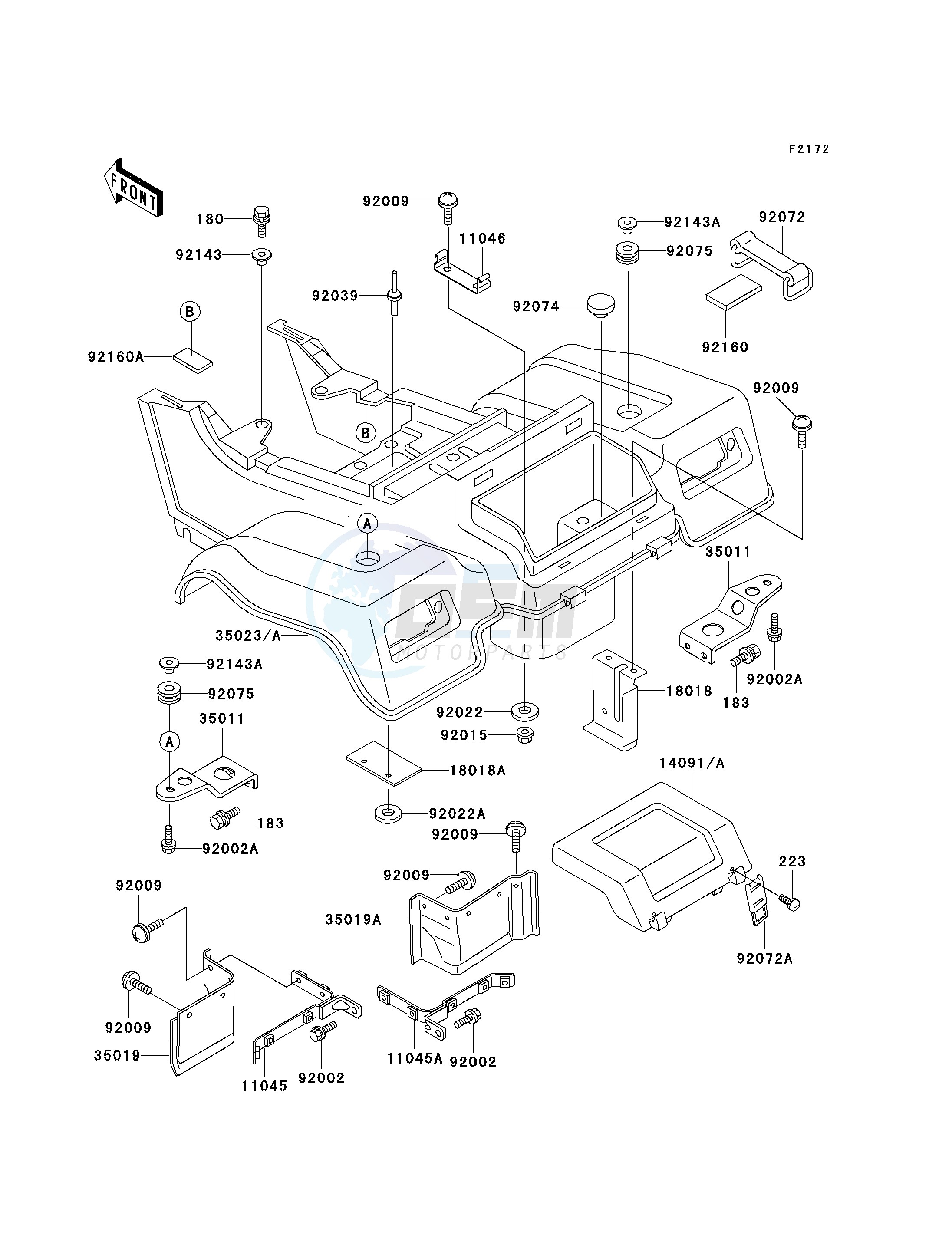 REAR FENDER-- S- - image