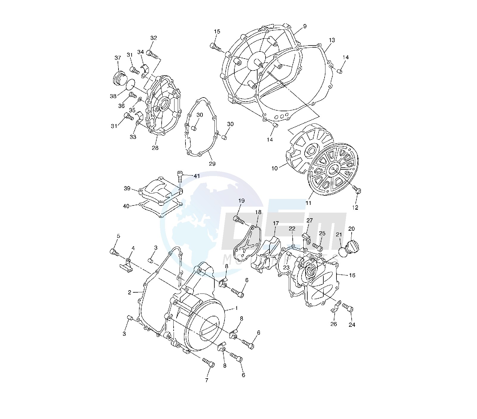 CRANKCASE COVER image