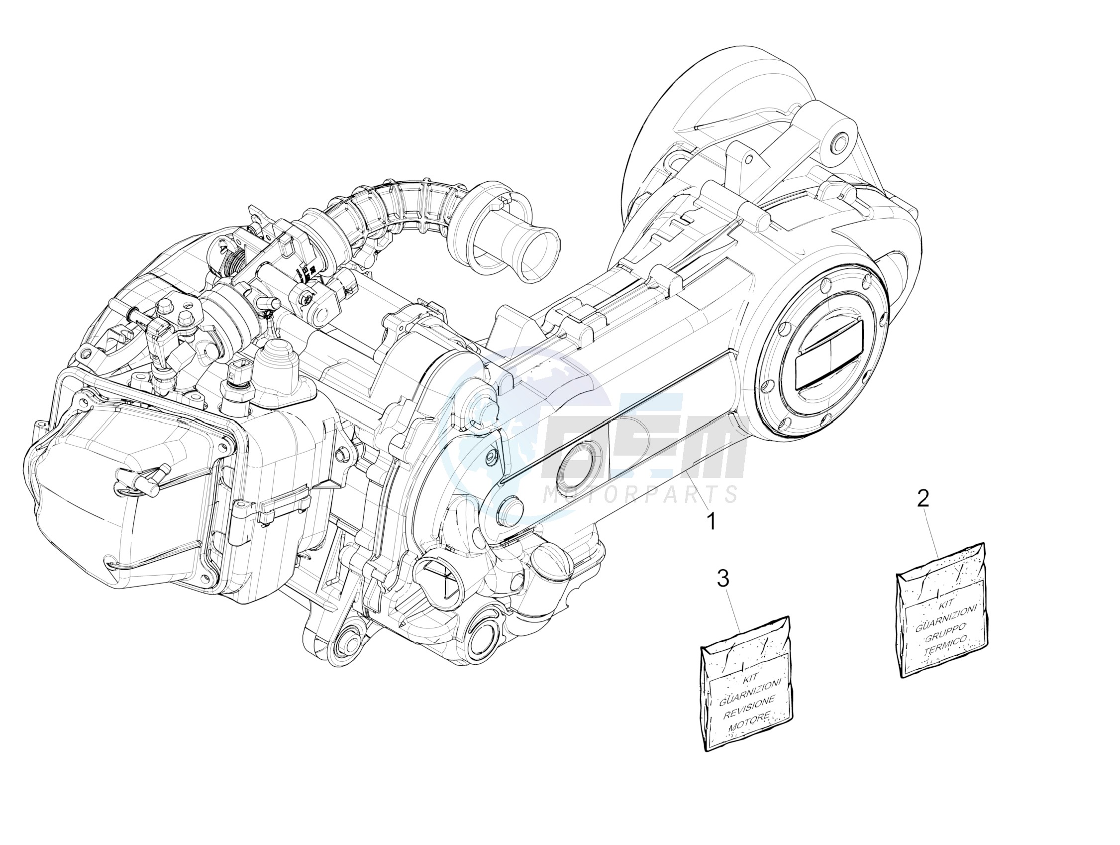 Engine, assembly image