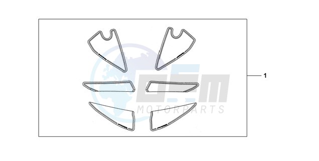 KIT, RACING STICKER image