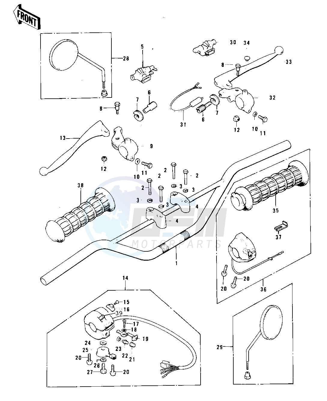 HANDLEBAR -- F11-B- - blueprint