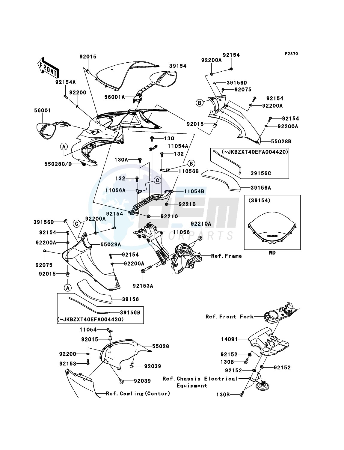 Cowling(Upper) blueprint