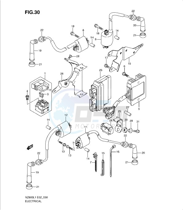 ELECTRICAL (VZ800L1 E24) blueprint