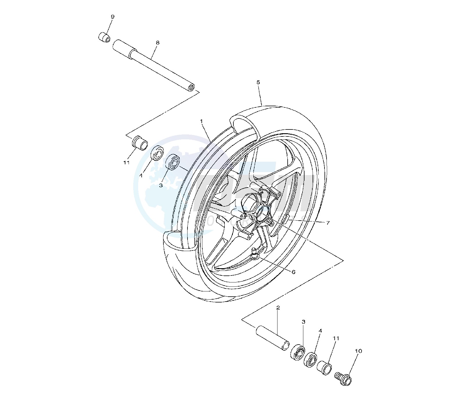 FRONT WHEEL image