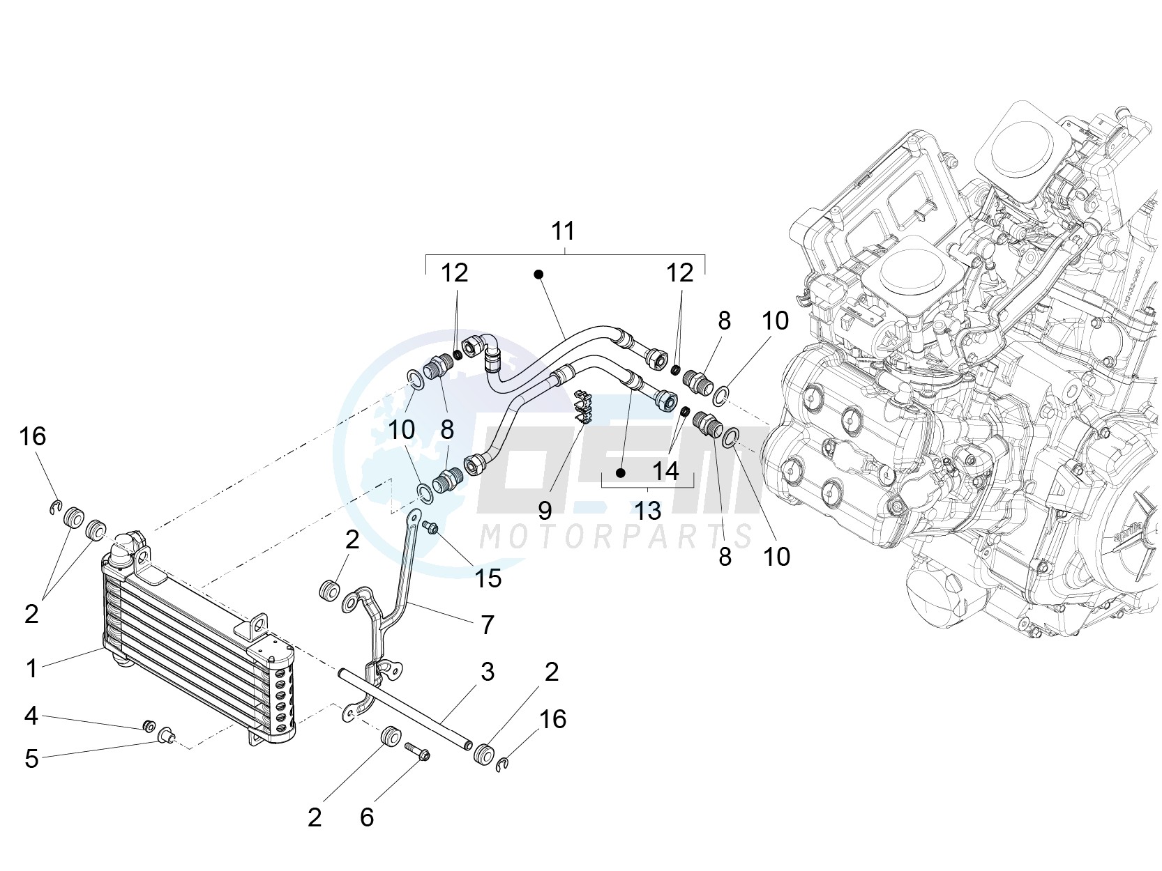 Oil cooler image