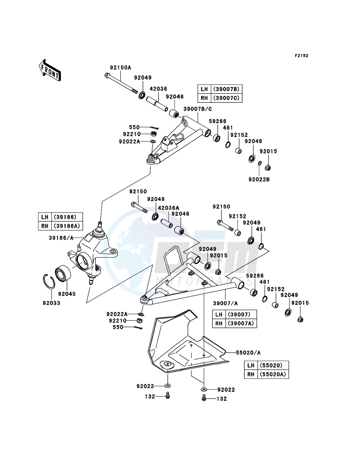 Front Suspension blueprint