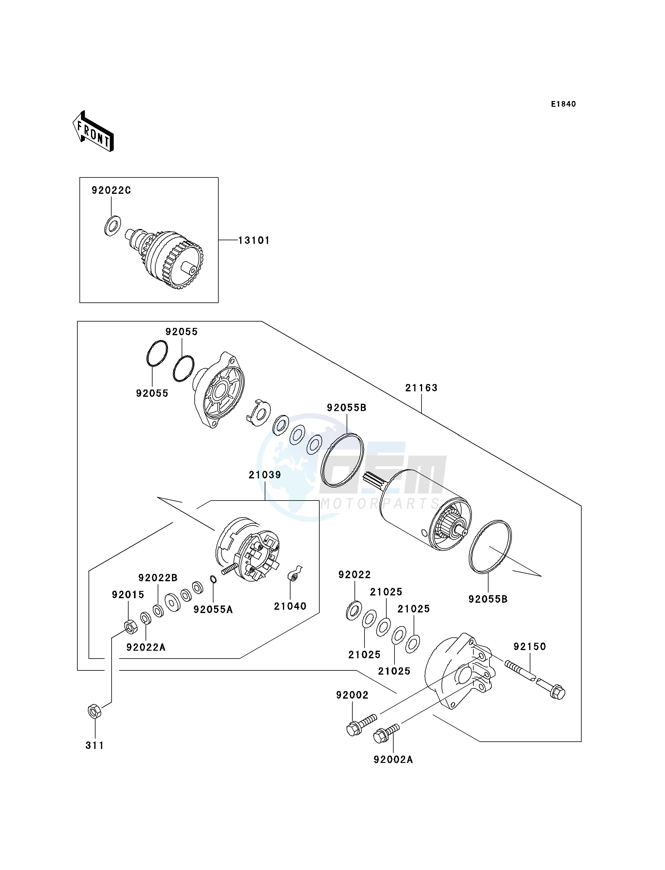 STARTER MOTOR image