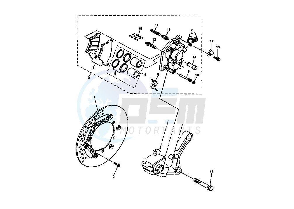 FRONT BRAKE CALIPER image