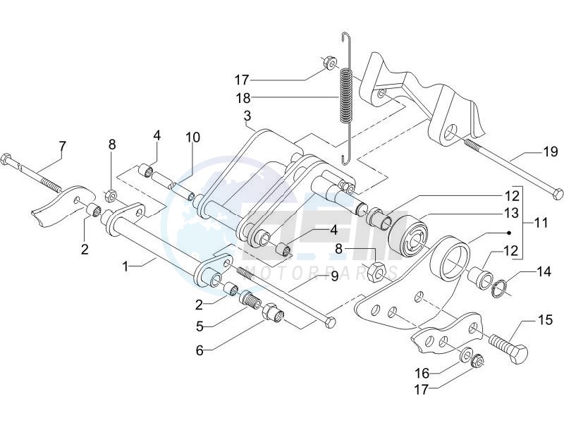 Swinging arm image